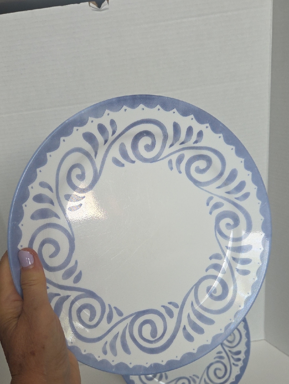 4Pc Corelle Ocean View Dinner Plates Set of 4 10 1/4" Round - Picture 6 of 9